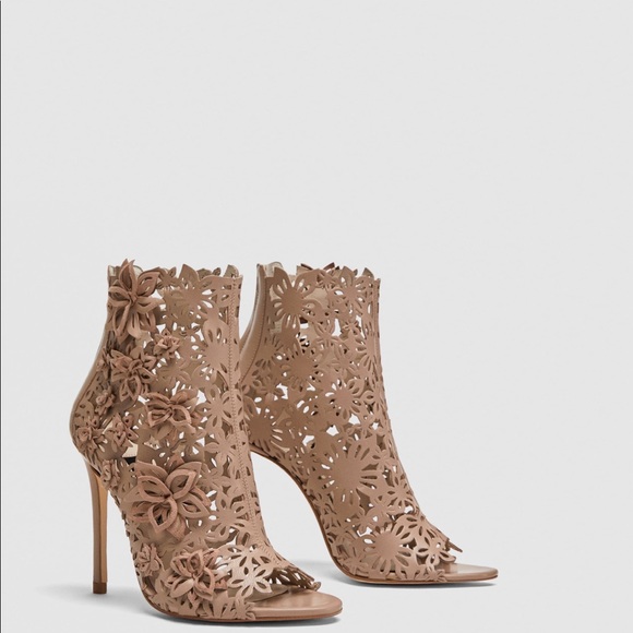 Zara Shoes - Nwt Zara wraparound leather high heels